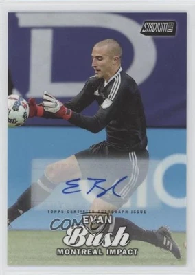 2017 Topps Stadium Club MLS Auto Evan Bush #86 Auto - Image 1 of 2