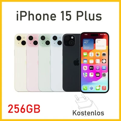New Apple iPhone 15 Plus 128GB/256GB Senza Simlock 5G Cellulari 6,7" All Carrier - Immagine 1 di 4