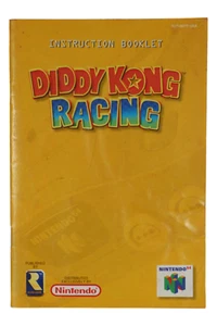 Diddy Kong Racing Nintendo 64 N64 Video Game Manual Only DAMAGED - Picture 1 of 2