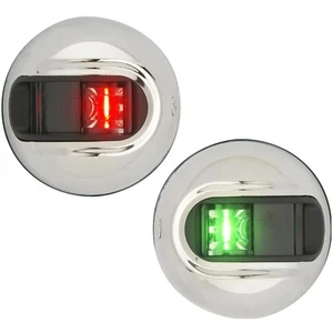 attwood Navigation Light Pair LED 1NM Vertical Surface Mount Stainless NV3011SS - Bild 1 von 15
