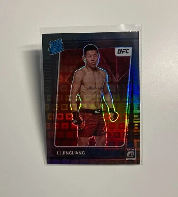 Li Jingliang 2022 Panini Donruss Optic UFC Black Pandora Prizm CaseHit Card #113 - Image 1 of 4