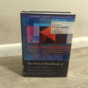 Oxford Handbook of Multimethod and Mixed Methods Research Inquiry Sharlene biber - Imagen 1 de 2
