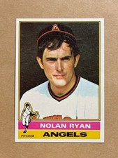 Nolan Ryan~ Vintage 1976 Topps Baseball #330 ~ California Angels