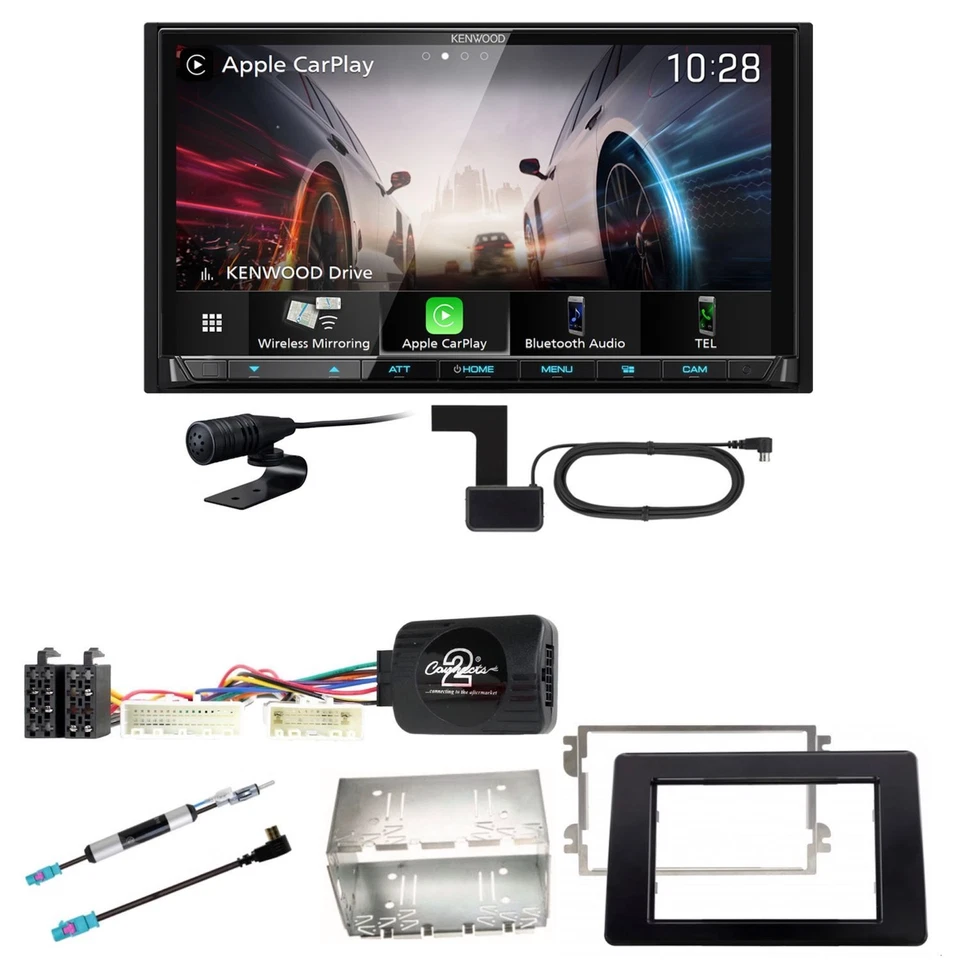 Kenwood DMX8021DABS Android Auto CarPlay Einbauset für Nissan NV400 ab 2019 - Bild 1 von 1