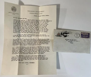 ALASKA STEAMSHIP CO. 1939 UMSCHLAG KUNST GÜTESIEGEL & TERRITORIAL IRS AGENTENBRIEF - Bild 1 von 2