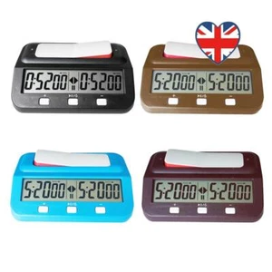 Board Game Clock Plastic Digital Chess Clock Lightweight for Family Personal Use - Picture 1 of 16