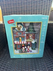 Tienda de juguetes musicales Disney Christmas Village 2024 Disney Musical House 5967785 - Imagen 1 de 6