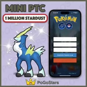 Pokémon Go - Shiny Cobalion - Mini PTC 1M Sternenstaub✨Beschreibung lesen✨ - Bild 1 von 1