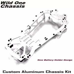 Chasis de aluminio para Tamiya Wild One Blockhead Off-Roader mejoras de ataque rápido - Imagen 1 de 9