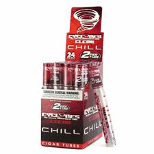 Cyclones Chill Red Flavored Toasted Clear 2 Cones Per Tube 6 Tubes