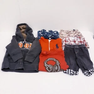 Lot of 6 Boy Clothes - Shirts, sweater, dress shirt free shipping Size 3/3T - Picture 1 of 5