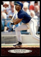 1996 Upper Deck #122 Chuck Carr Milwaukee Brewers