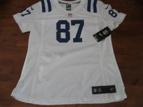 NEW Nike Indianapolis Colts NFL On Field Jersey Reggie Wayne #87 Women’s SZ MED Cover