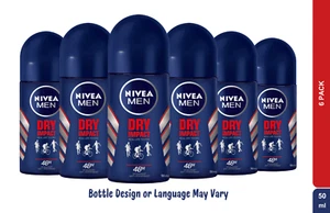 Nivea Men Dry Impact Antiperspirant Deodorant Roll-on 50ml / 1.69 fl oz (6 Pack) - Picture 1 of 5
