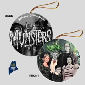 THE MUNSTERS Christmas Ornament - Vintage Gift TV Retro 1960s Collectible - Picture 1 of 1