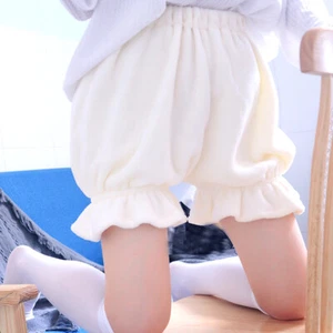 Autumn Winter Princess Lolita Mori Girl Plush Warm Shorts JK Short Pants Outwear - Picture 1 of 4