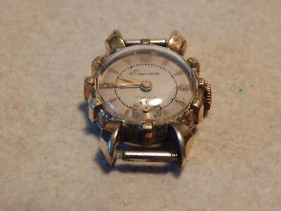 RELOJ PULSERA DE COLECCIÓN AÑOS 40 50 DAMAS EMERSON 17 J SWISS WINDER GRAN ESTUCHE RGP?? Foto 1 de 4