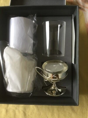 Portacandele Argento VeraWang- NUOVI - Immagine 1 di 3