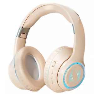 Wireless Bluetooth Headphones Noise Cancelling Over-Ear Earphones HiFi Stereo DJ - Picture 1 of 44
