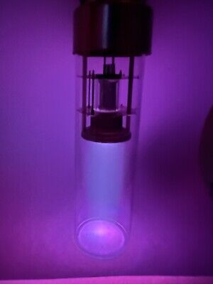 ULTRA RARE Nuclear Resonance Spectral Tube Neon Nixie Lamp With Purple Glow NOS • 78.67£