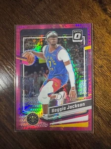 Reggie Jackson 2023-24 Panini Donruss Optic - Pink Hyper Prizm #167 - Picture 1 of 2