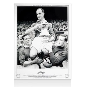 Jack Crompton Signed Manchester United Photo - 1948 FA Cup Winners Autograph - Picture 1 of 1