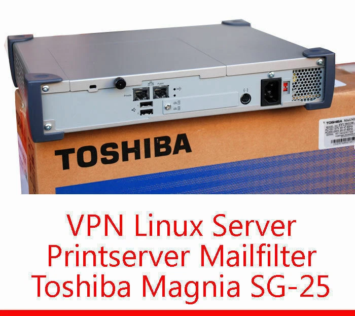 Toshiba Vpn Server Magnia SG-25 di Stampa Firewall Proxyserver Mailfilter SG25 - Immagine 1 di 1