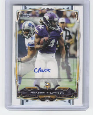 2014 Topps #36B Cordarrelle Patterson Autographs Variation - Image 1 of 2