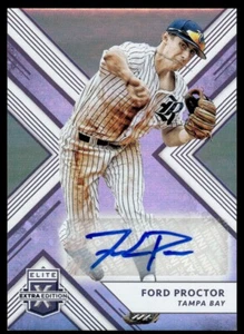 2018 Panini Elite Extra Edition Autographs Ford Proctor Auto Tampa Bay Rays #105 - Picture 1 of 2