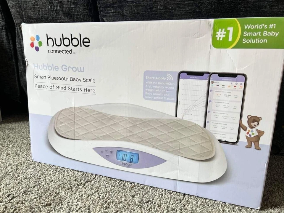 Hubble Connected Hubble Grow Smart Bluetooth Baby Scale “Peace of mind…” VG