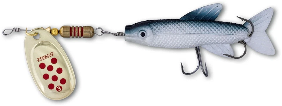 Zebco Trophy Z-Spin Minnow Hechtspinner Raubfischspinner mit Gummifisch - Bild 1 von 3