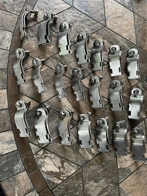 New! RIDGID 21 Pieces  1 “ 1/2  Stainless Steel Strut Pipe Clamps - Image 1 of 4