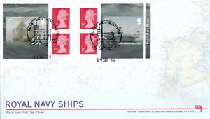 (137304) Royal Navy Ships Retail Booklet GB FDC Windsor 2019 - Picture 1 of 1