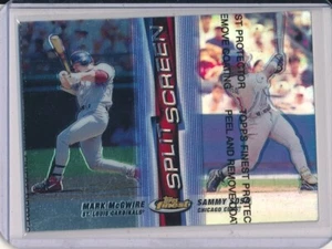 1999 Finest Split Screen Single Refractors #SS1B Mark McGwire/Sammy Sosa REF - Picture 1 of 1