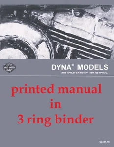 Paper Service Repair Work Shop Manual 2016 Harley Davidson Street Bob FXDB - Picture 1 of 15