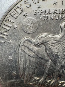 1972 TYPE 2 EISENHOWER DOLLAR NICE DETAIL KEY VARIETY #9168 - Picture 1 of 3