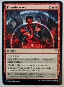 4x Thunderwave Commander Legends: Battle for Baldur's Gate set gioco regolare 4x - Foto 1 di 1