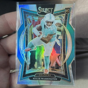 2024 Panini Select - Concourse Malik Washington #71 Silver Prizm Die-Cut (RC) - Bild 1 von 2