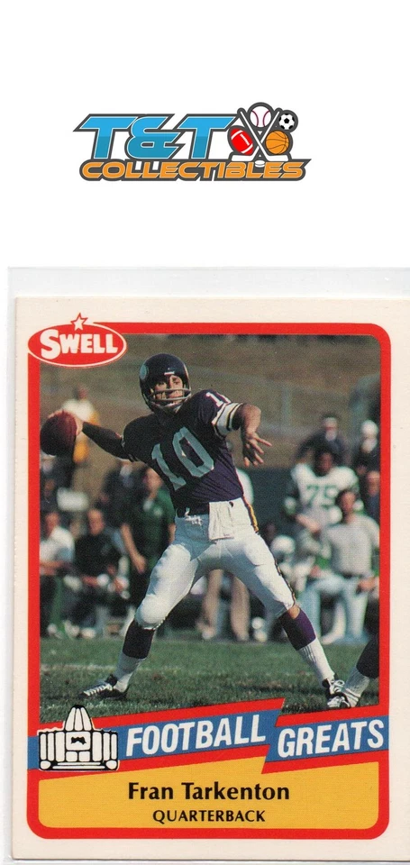 Fran Tarkenton 1989 Swell Greats #138 Minnesota Vikings 17a - Image 1 of 1