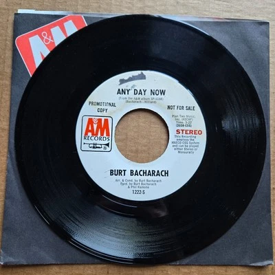 BURT BACHARACH A House Is Not A Home DJ PROMO 45 7" Record Vinyl Records - Image 1 of 2