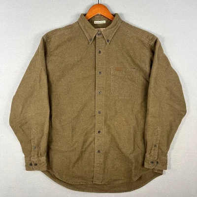 VTG Woolrich Sportsman Chamois Shirt Mens XL Cotton Long Sleeve Button Up Work - Image 1 of 4