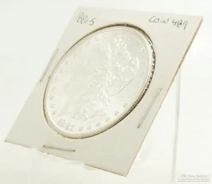 1881-S Morgan Dollar $1,00 US Coin, circolata, condizioni "Molto buone" - Foto 1 di 4