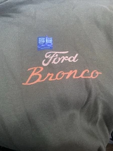 Ford Bronco Hoodie Mens L Green Graphic Sweatshirt Official Licensed NWT Retro - Picture 1 of 5