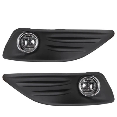 Labwork 左 + 右侧适用于福特嘉年华 2014 - 2018 雾灯驾驶灯透明 — 第 1/4 张图片