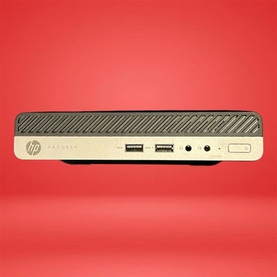 HP ProDesk 405 G4 Mini SFF Ryzen 5 PRO 2400GE 8GB 256GB NVMe SSD Desktop - Image 1 of 2