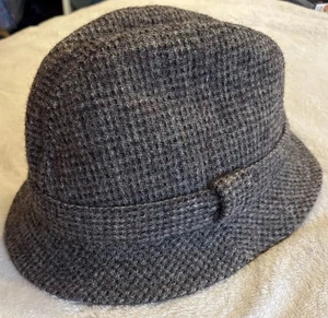 Sombrero de tweed vintage Braemarl Harris hecho en Reino Unido tejido a mano de lana - Imagen 1 de 12