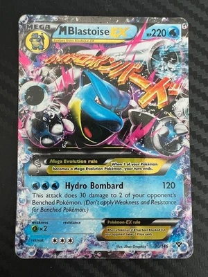 Pokémon TCG Mega Blastoise EX XY 30/146 Holo Rare DMG - Image 1 of 2