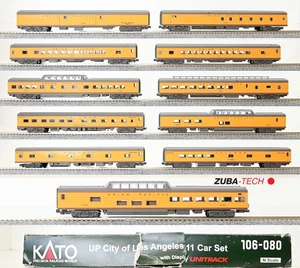 Kato 106-080 Personenwagenset Union Pacific City of Los Angeles 11-tlg Spur N 0V - Bild 1 von 1