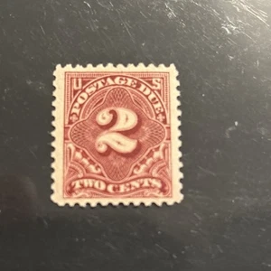 Scott # J62 -  ONE 2  CEMT 1917 POSTAGE DUE  STTAMP -  VF - OG - - Picture 1 of 2
