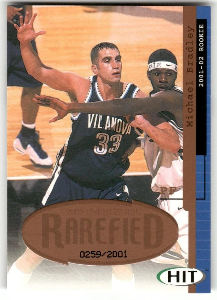 Michael Bradley 2001 SAGE HIT Rarefied Bronze #R3 SN Villanova Wildcats - Image 1 of 2
